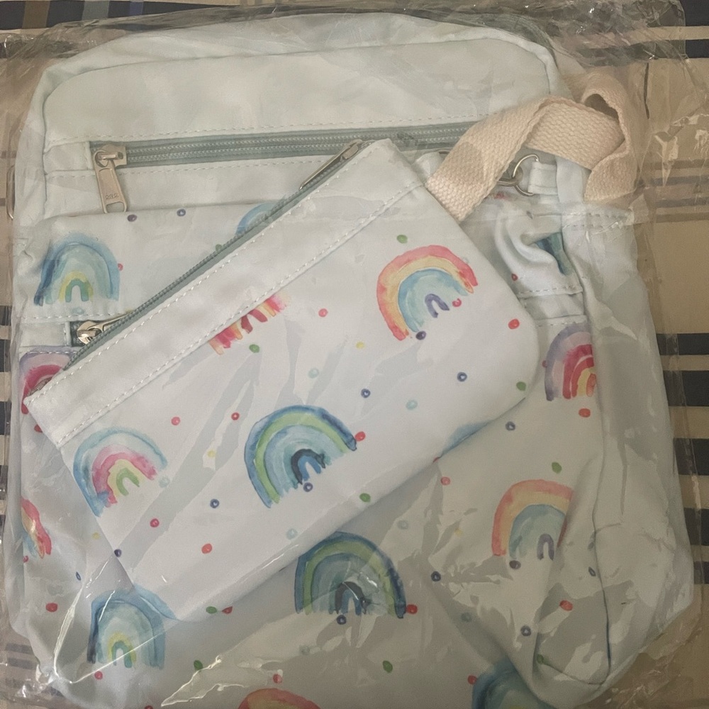 Two piece bag set for young girls.